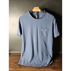 Birddogs T Shirt Mens XL Blue Pocket Short Sleeve Logo Casual Crewneck Bird Dogs